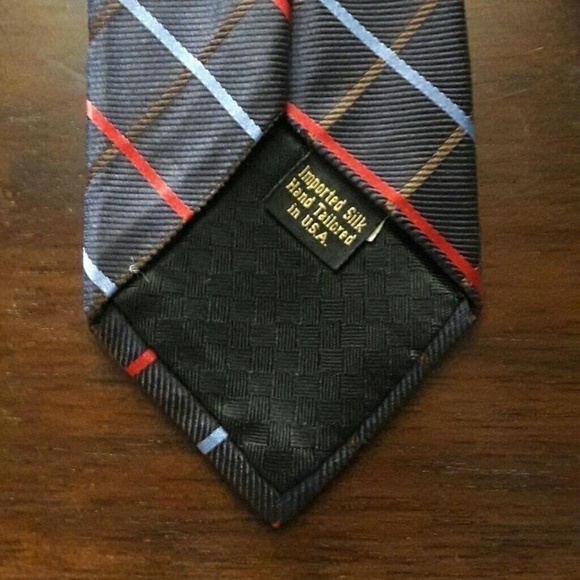 Ferrell REED Striped, Silk Mens Necktie - Picture 4 of 4